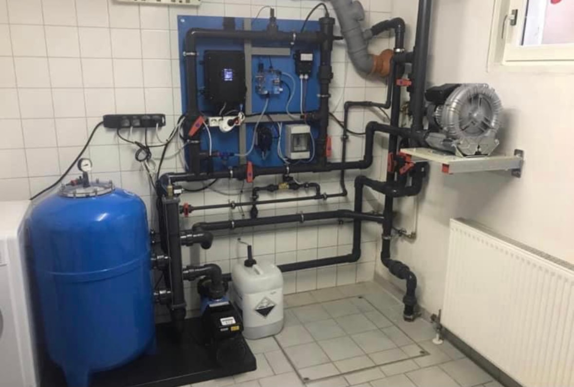 Pool - Wasserpflege mit Salzanlage